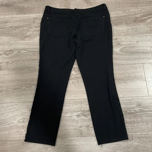 Larry Levine Black Stretch Pants 12 - Picture 14 of 14